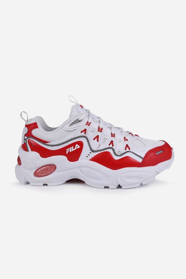 Fila Nitra Women's Trainers Shoes - Red/Grey/White,NZ 178-9768